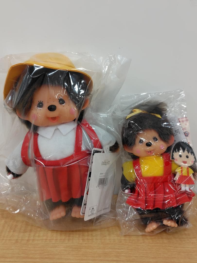 モンチッチ×ちびまる子ちゃんＳ・モンチッチ×ちびまる子ちゃんキーチェーンセット