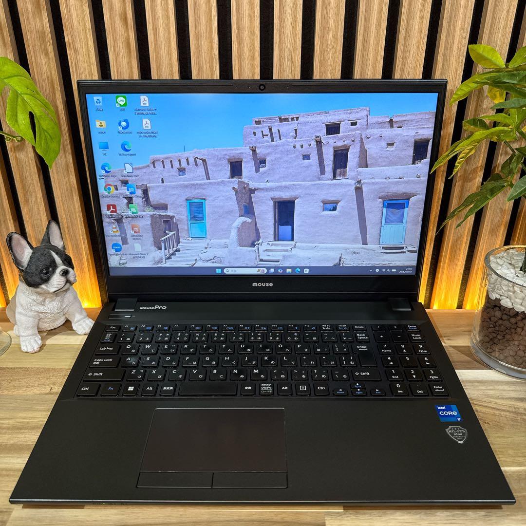 準美品2022年モデル‼️Mouse☘️最高峰i7☘SSD512GB☘️ノートパソコン