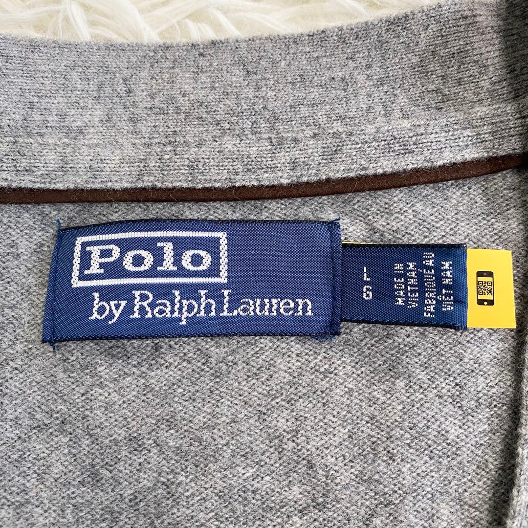 Polo by Ralph Lauren カーディガン L ニット　QR グレー
