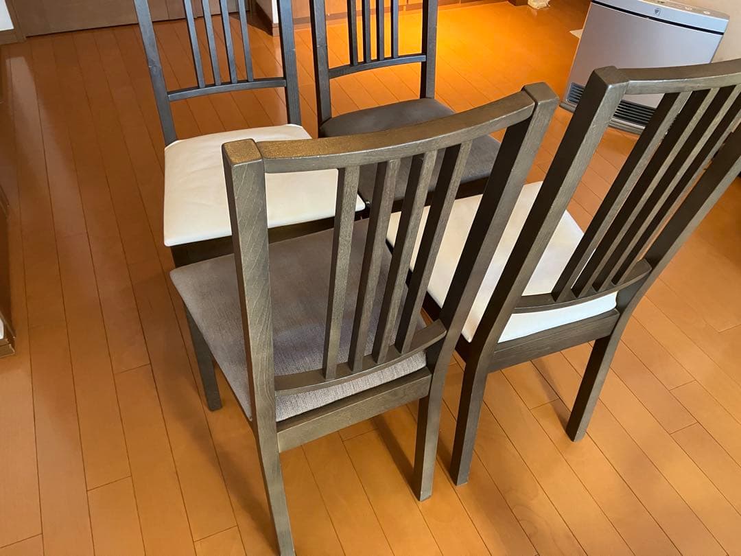 【送料込み】 IKEA 伸長式ダイニングテーブル セット