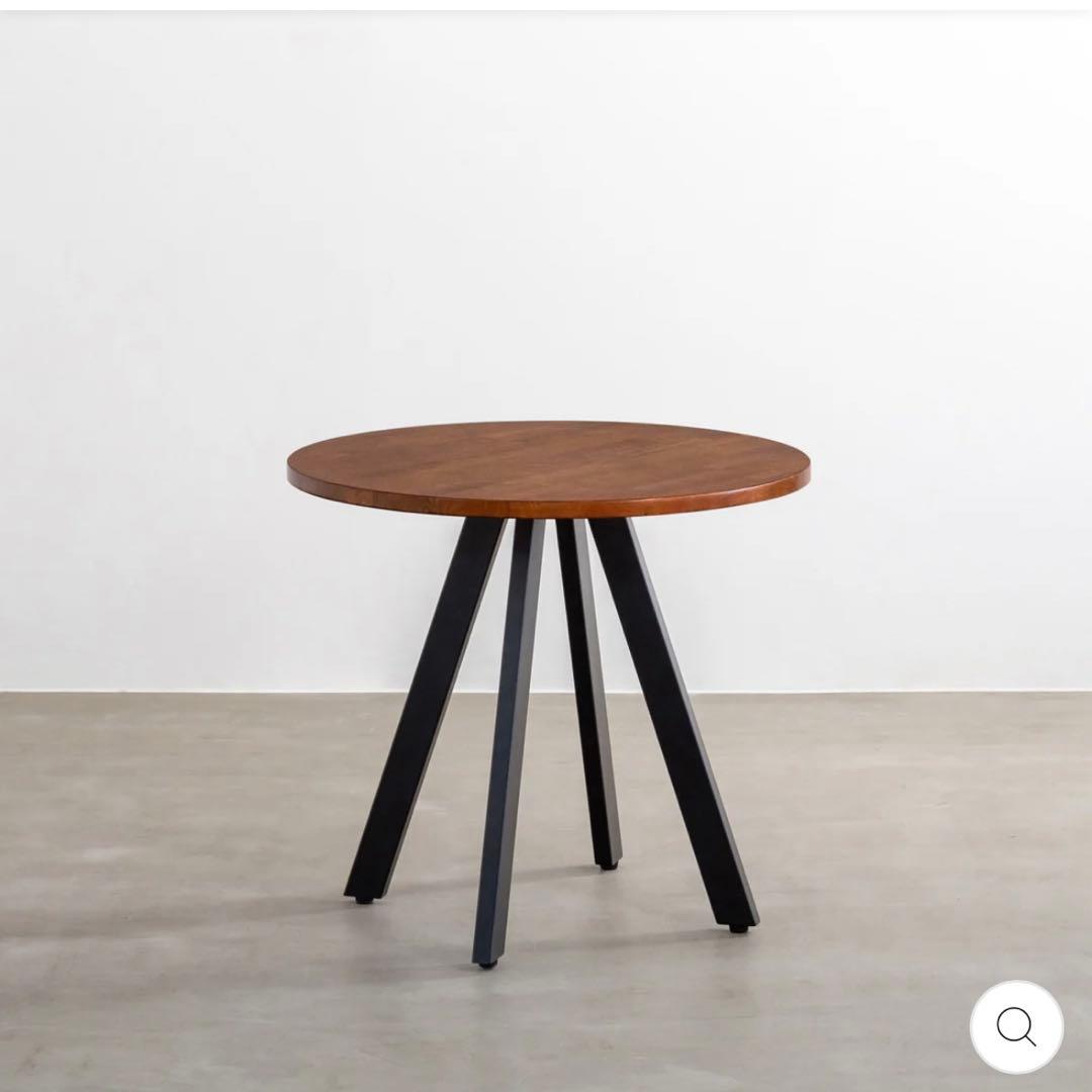 【4/12発送限定値下】KANADEMONO天然木製テーブル70cm