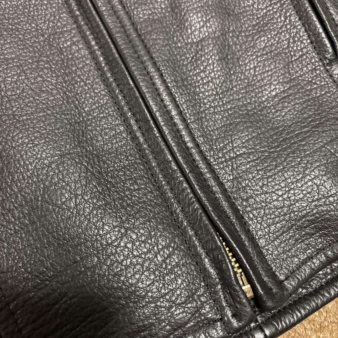 Sサイズ　110周年　レザー　シングルライダースジャケット