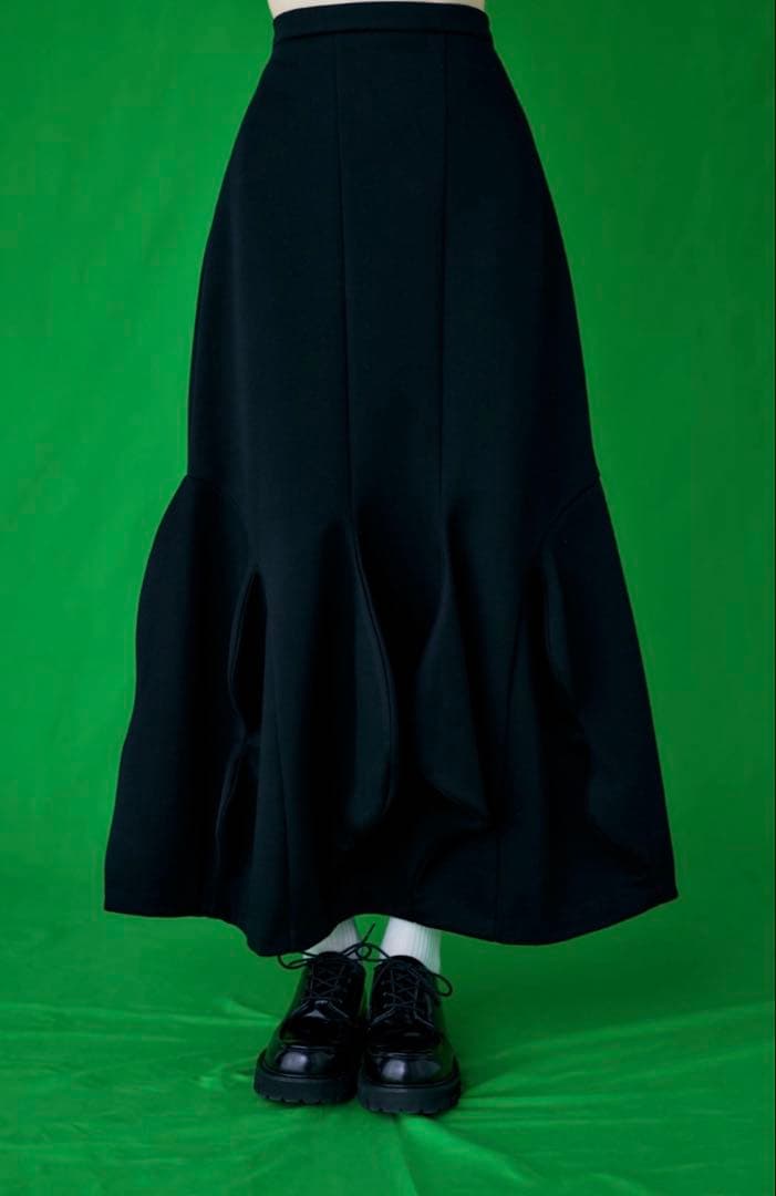 2/8限定値下！ENFOLD エンフォルド WAVE-SKIRTウェーブスカート