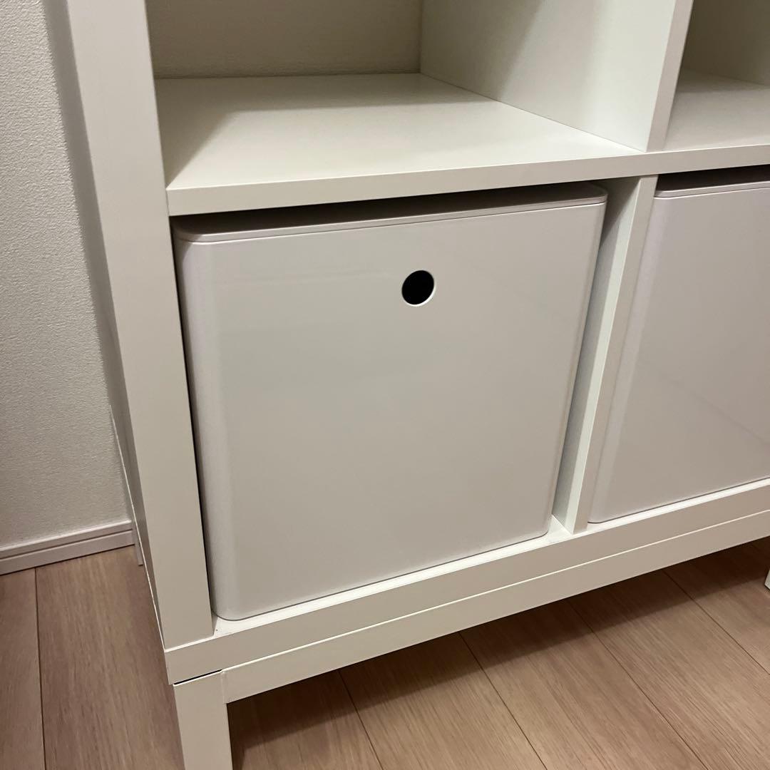 IKEA カラックス　下部フレーム付き　ホワイト