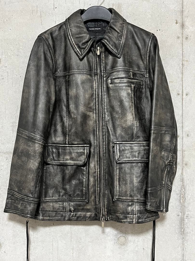 【美品】ユニセックス　MAISON SPECIAL レザージャケット