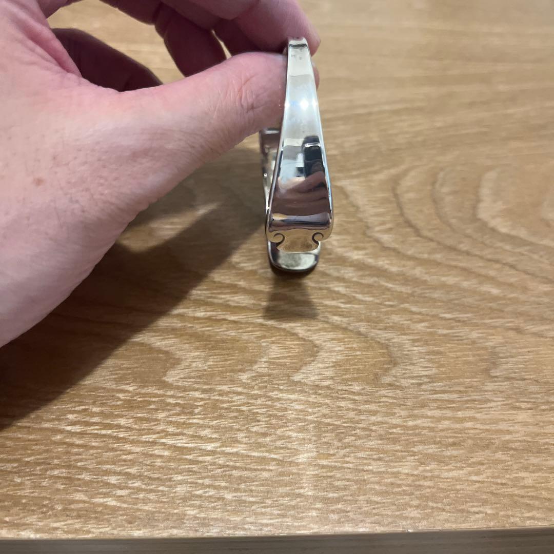 【希少】ティファニー　Tiffany バターナイフバングル　シルバー