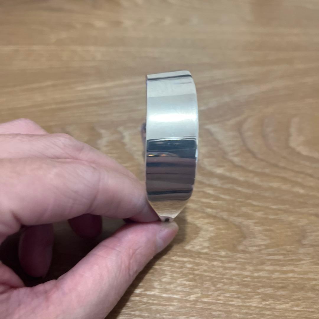 【希少】ティファニー　Tiffany バターナイフバングル　シルバー