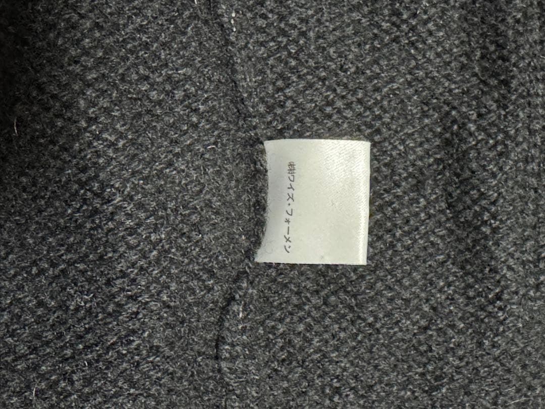 80s vintage Y's for men ウールカーディガン　黒　日本製