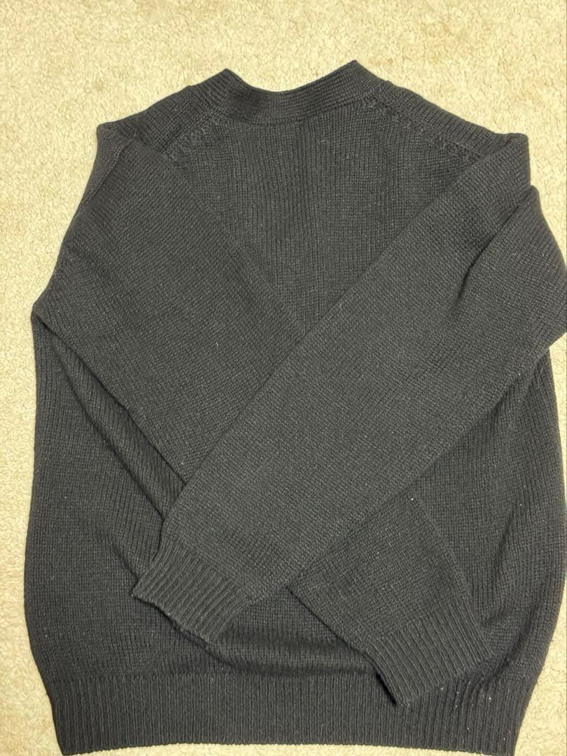 80s vintage Y's for men ウールカーディガン　黒　日本製