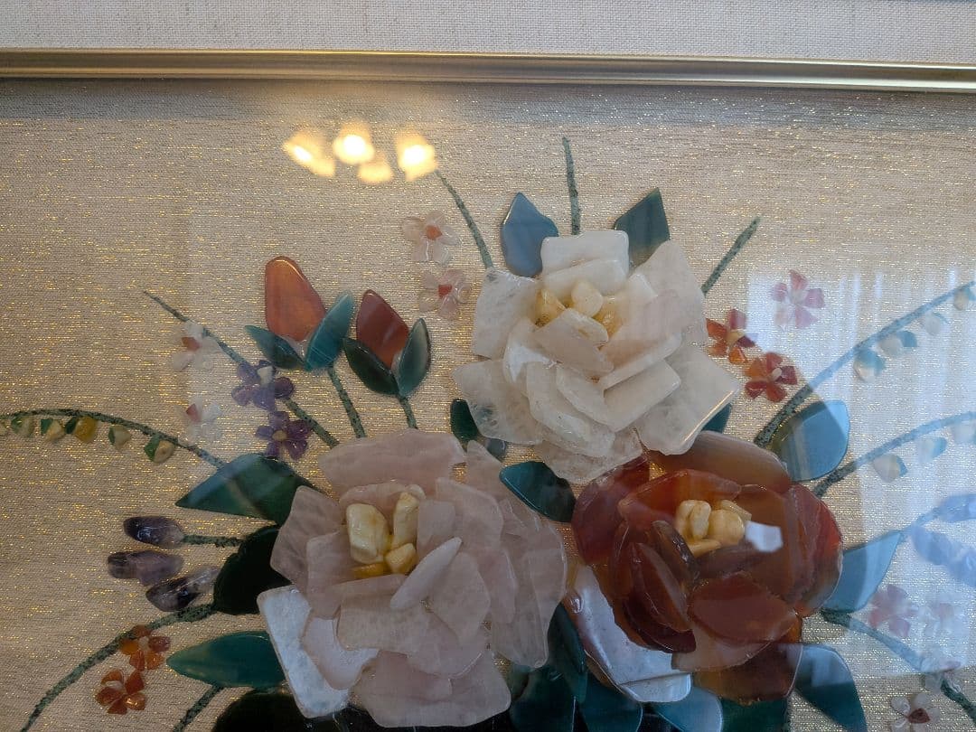 花石絵（原石メノウ他）