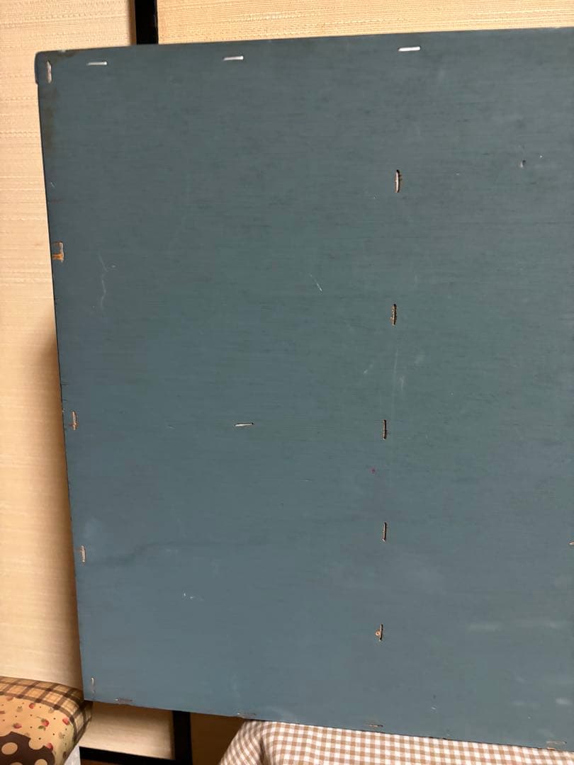 アンファン　カントリーブルー　ハートのシェルフ