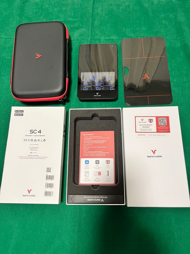 スイングキャディ SC 4 Swingcaddie 弾道測定器 専用ケース付