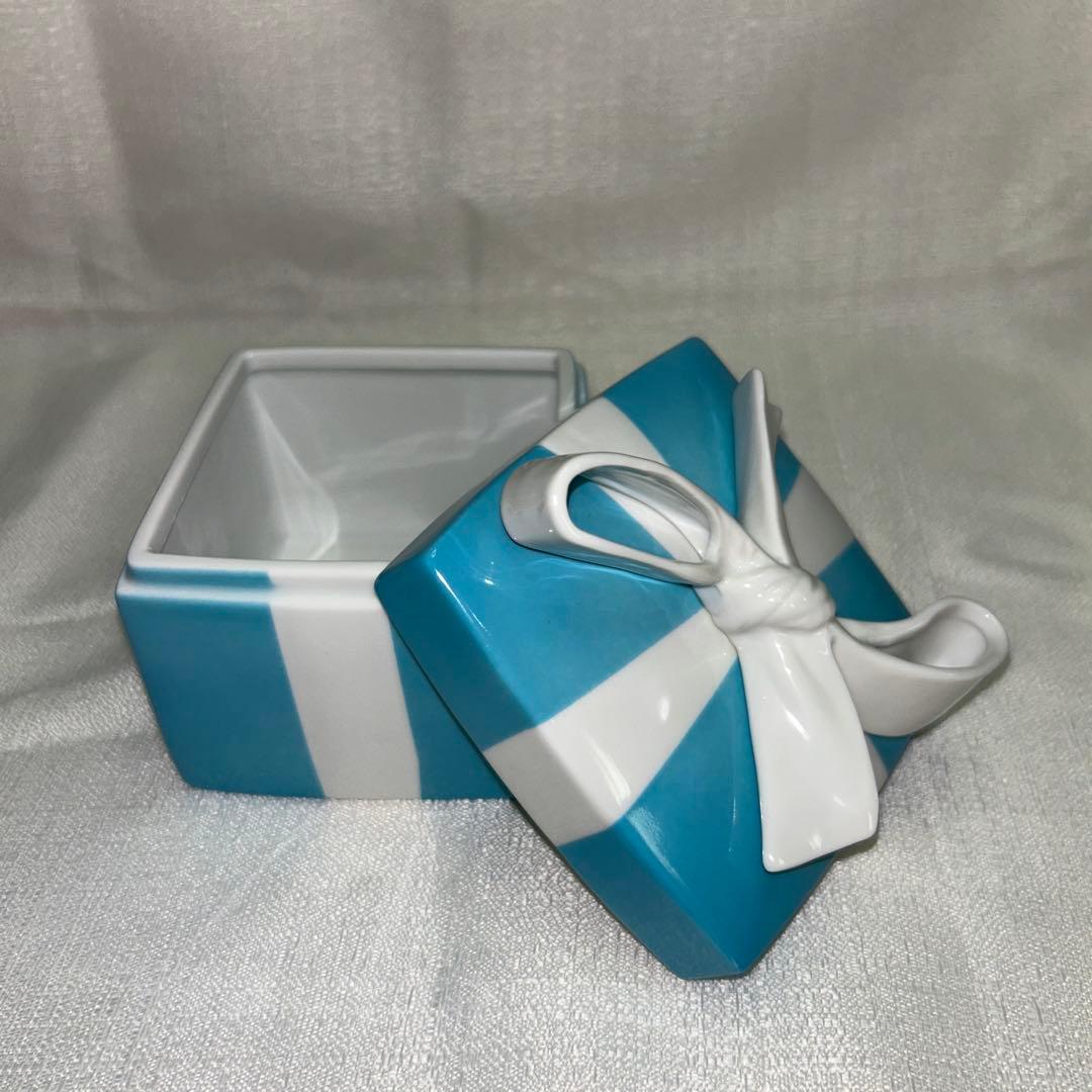【美品】ティファニー 陶器 ブルーボックス ラージサイズ （※付属品︰箱無し）