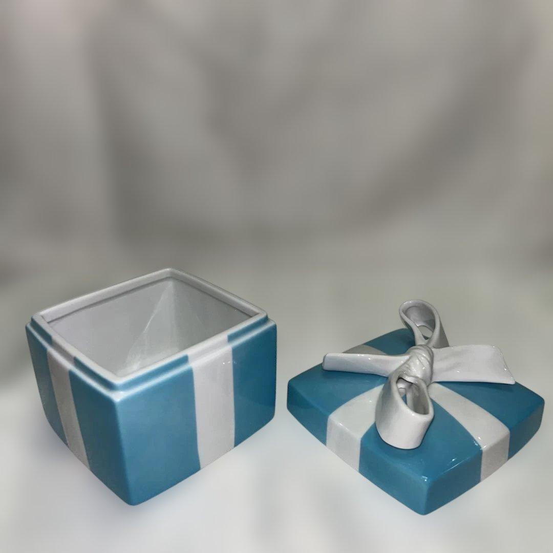 【美品】ティファニー 陶器 ブルーボックス ラージサイズ （※付属品︰箱無し）