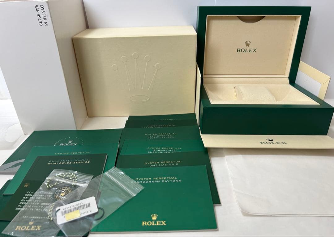 ROLEXロレックス純正エクスプローラーMサイズBOXスリーブ付　　付属品16点