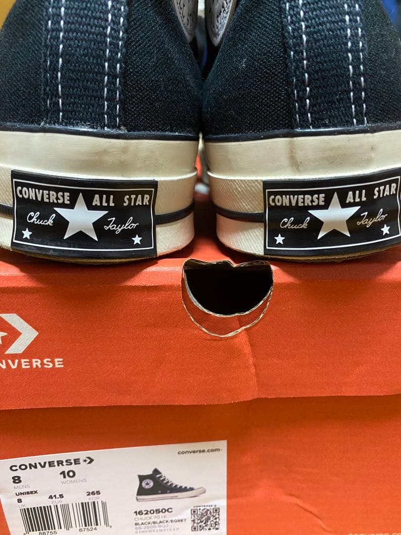 converse ct70 チャックテイラー　　ブラック