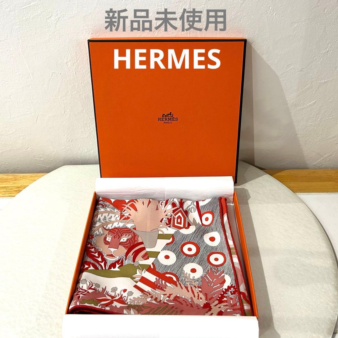 【HERMES】2024年 Decoupage 森の空き地にて カレ70 ・新品