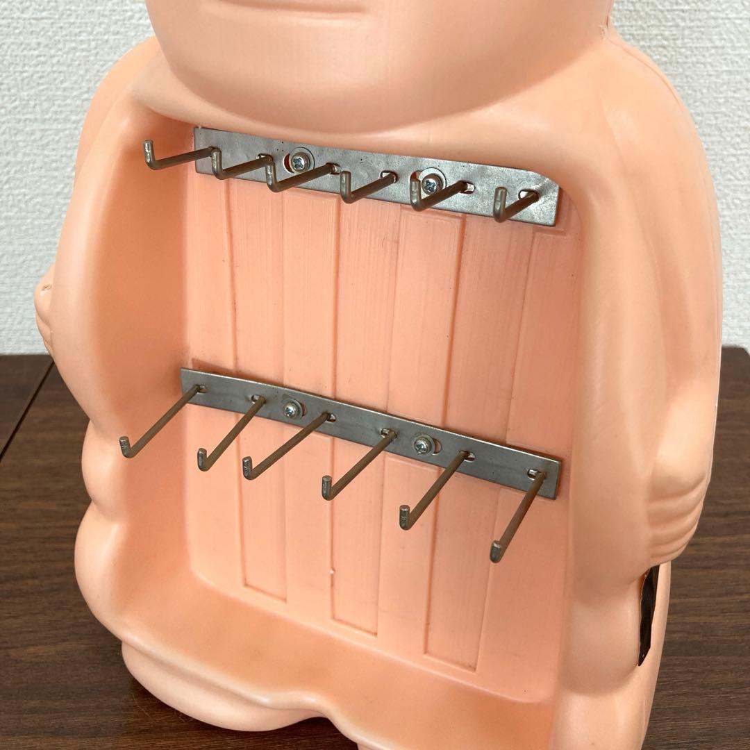 昭和レトロ お相撲さん 貯金箱 ホルダー ソフビ