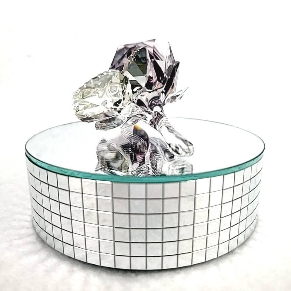 ＊良品＊スワロフスキー　ローズブロッサム　ダークピンク　薔薇 2