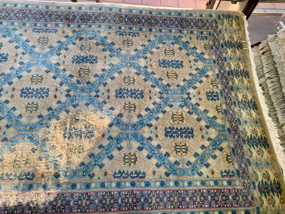 パキスタン産ハイノットラグ / サイズ：80x135cm …. ..p24