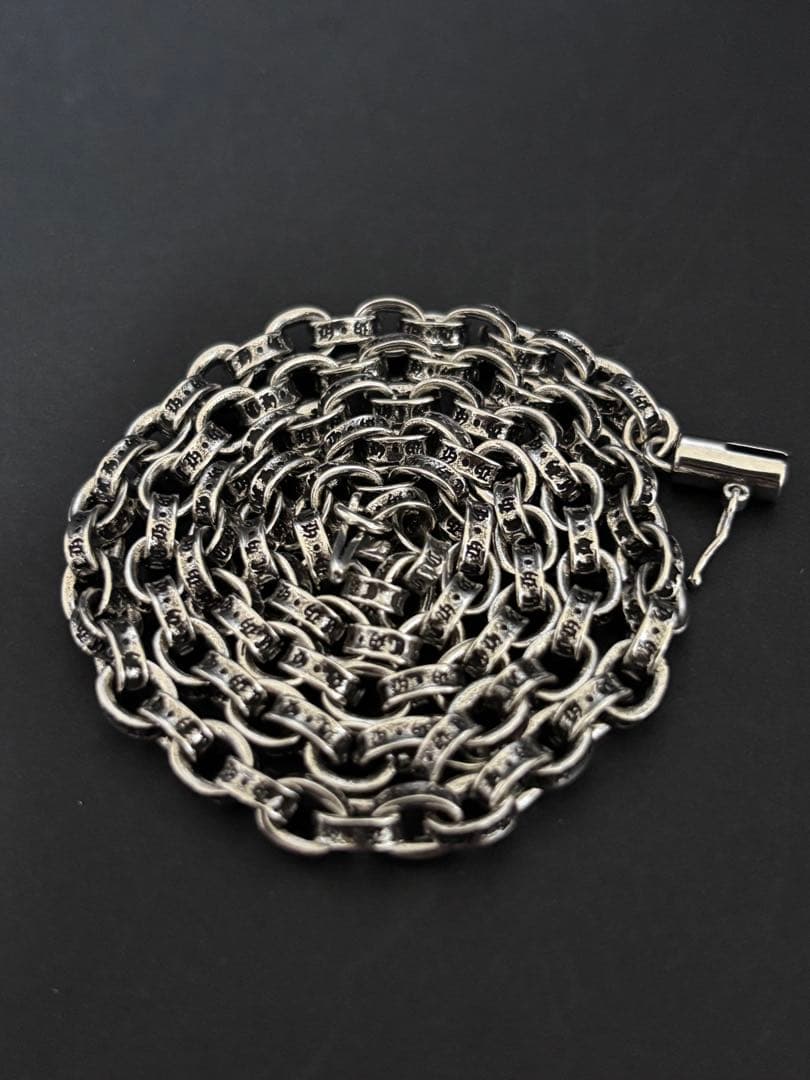 ネックレス ペーパーチェーン タイニー クロス シルバー925 刻印