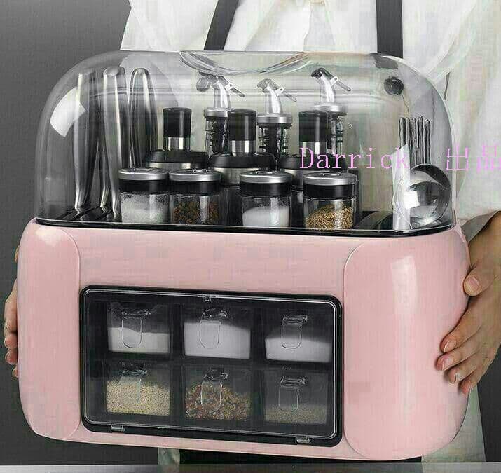 p台所置物棚 調味料収納棚 キッチン用品収納棚 防塵155*00