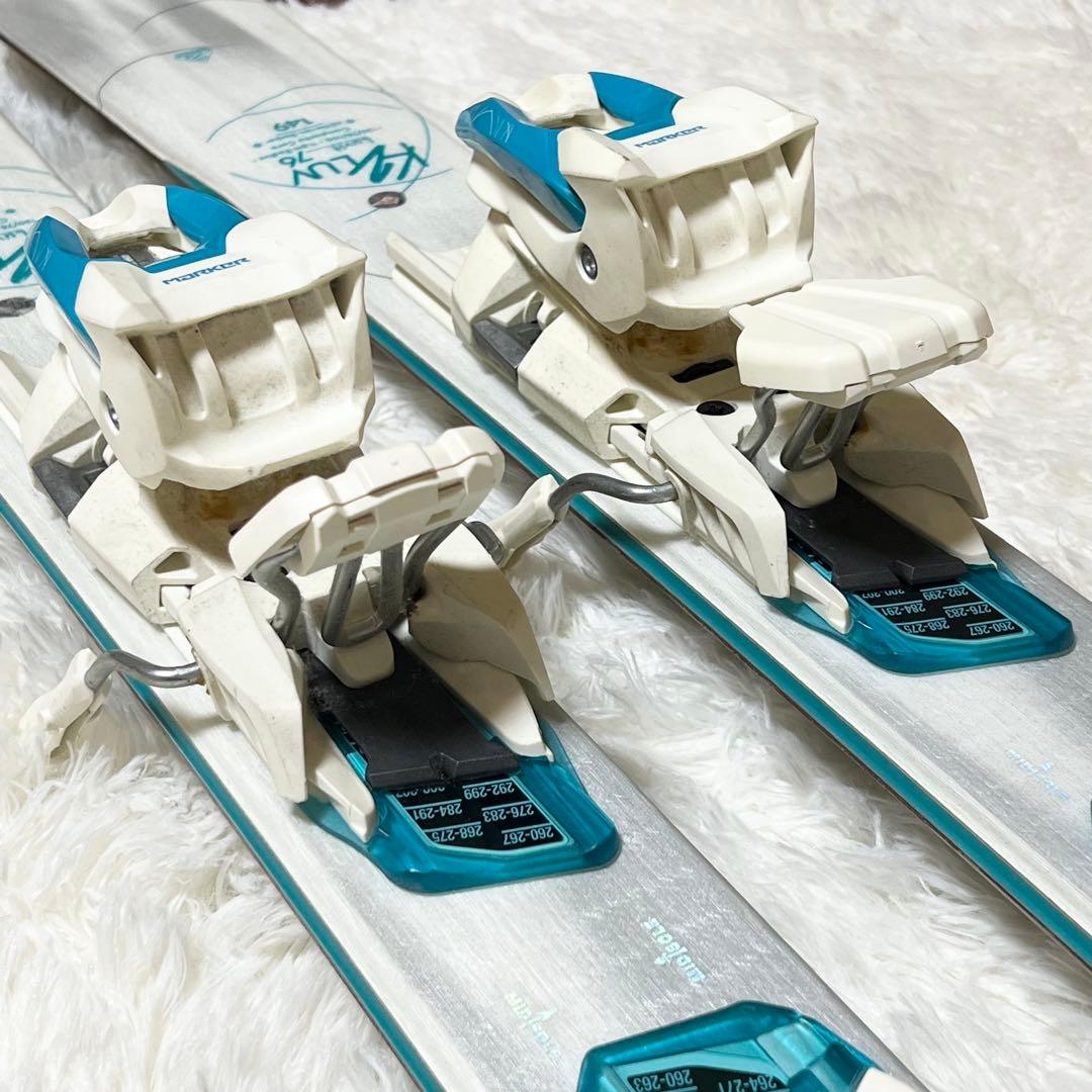 K2 Luvit 76 LUV 149cm スキー板　ビンディング　MARKER