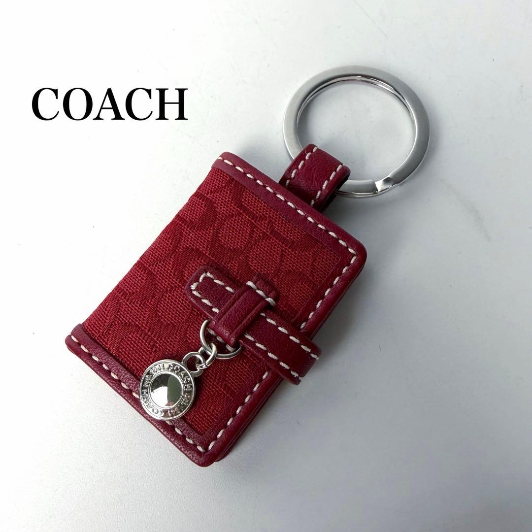 【極美品】COACH コーチ キーホルダー フォトフレーム 写真入れ