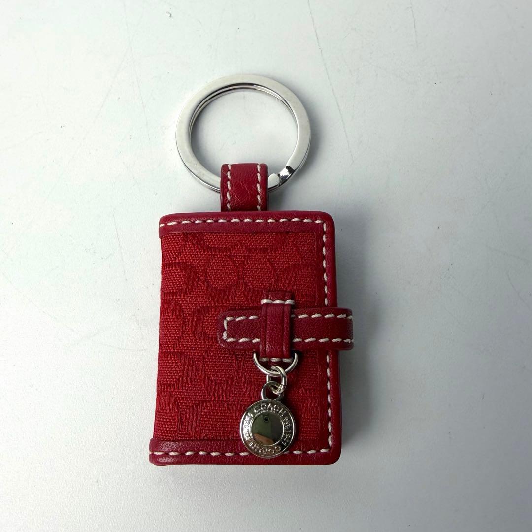 【極美品】COACH コーチ キーホルダー フォトフレーム 写真入れ