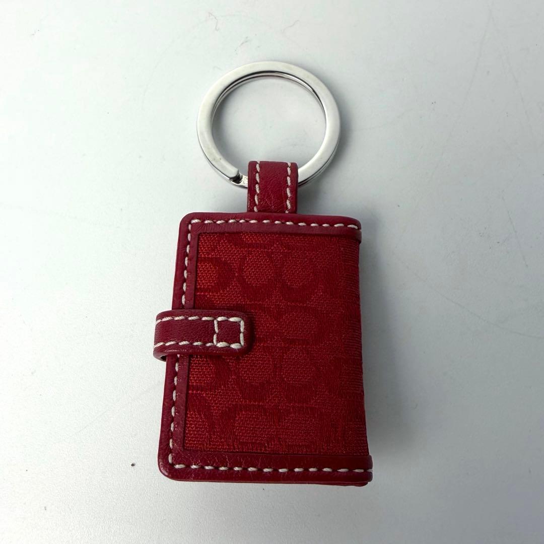 【極美品】COACH コーチ キーホルダー フォトフレーム 写真入れ