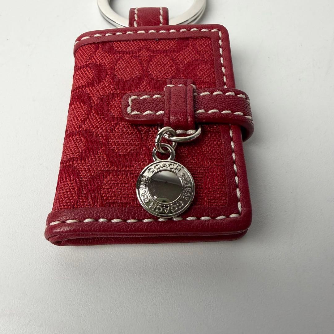 【極美品】COACH コーチ キーホルダー フォトフレーム 写真入れ