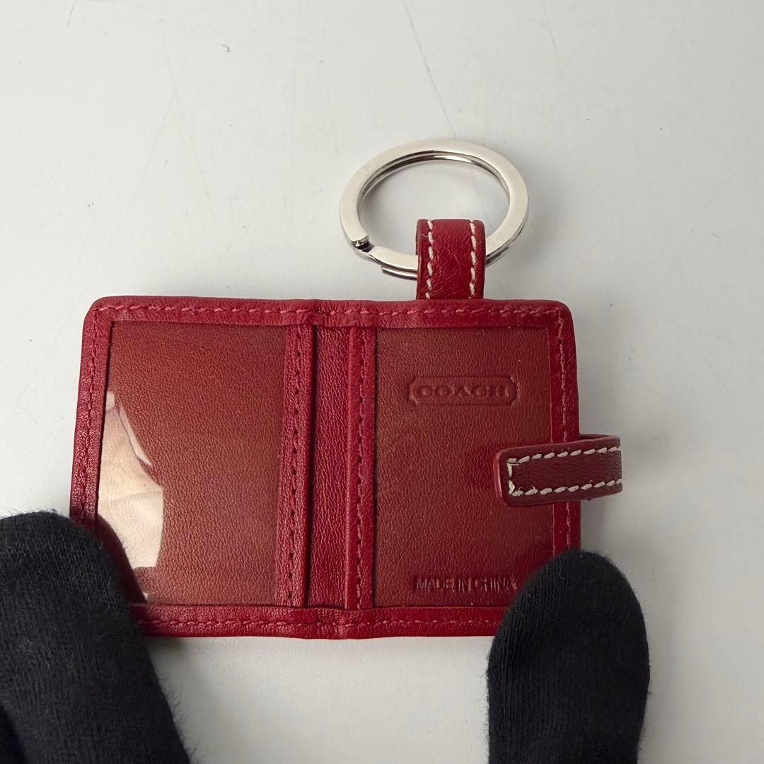 【極美品】COACH コーチ キーホルダー フォトフレーム 写真入れ