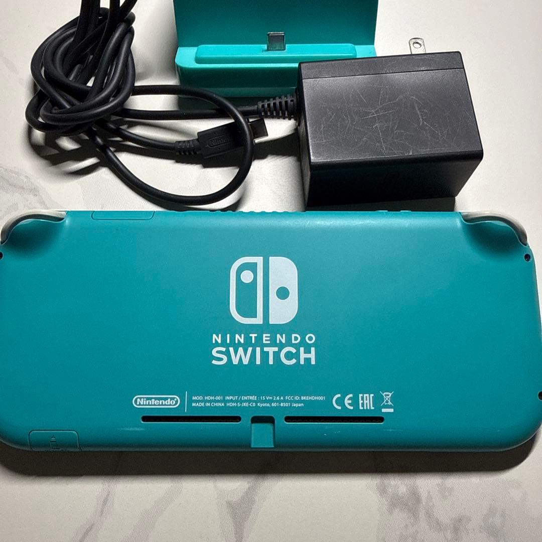 Nintendo Switch lite ターコイズ 本体 充電器 充電スタンド