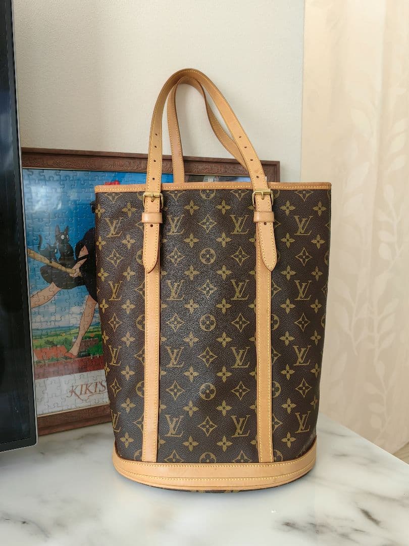 ルイヴィトン モノグラム トートバッグ　バケツ