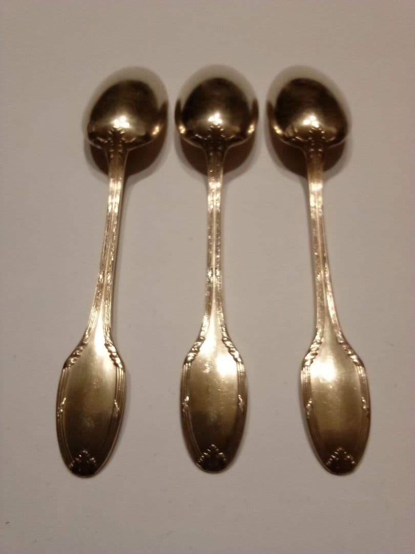 フランス シルバーティースプーン ３本セット アンティーク