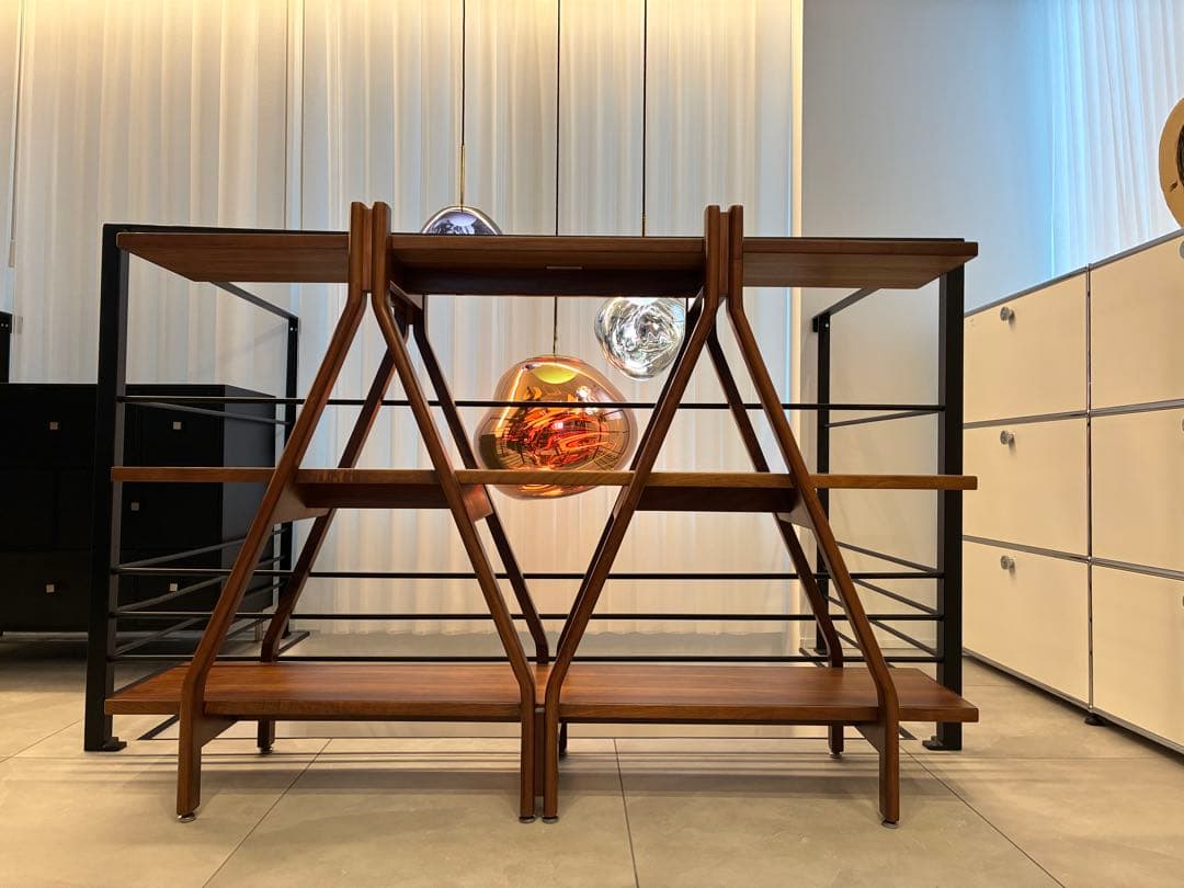 SMethyl　KEN OKUYAMA モダンAフレームシェルフ 3段