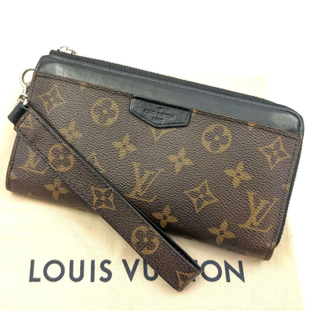 【極美品・現行】ルイヴィトン モノグラムマカサー ジッピードラゴンヌ 財布