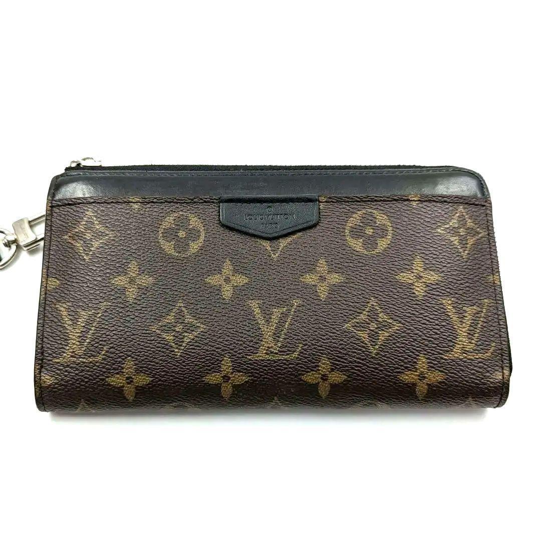 【極美品・現行】ルイヴィトン モノグラムマカサー ジッピードラゴンヌ 財布