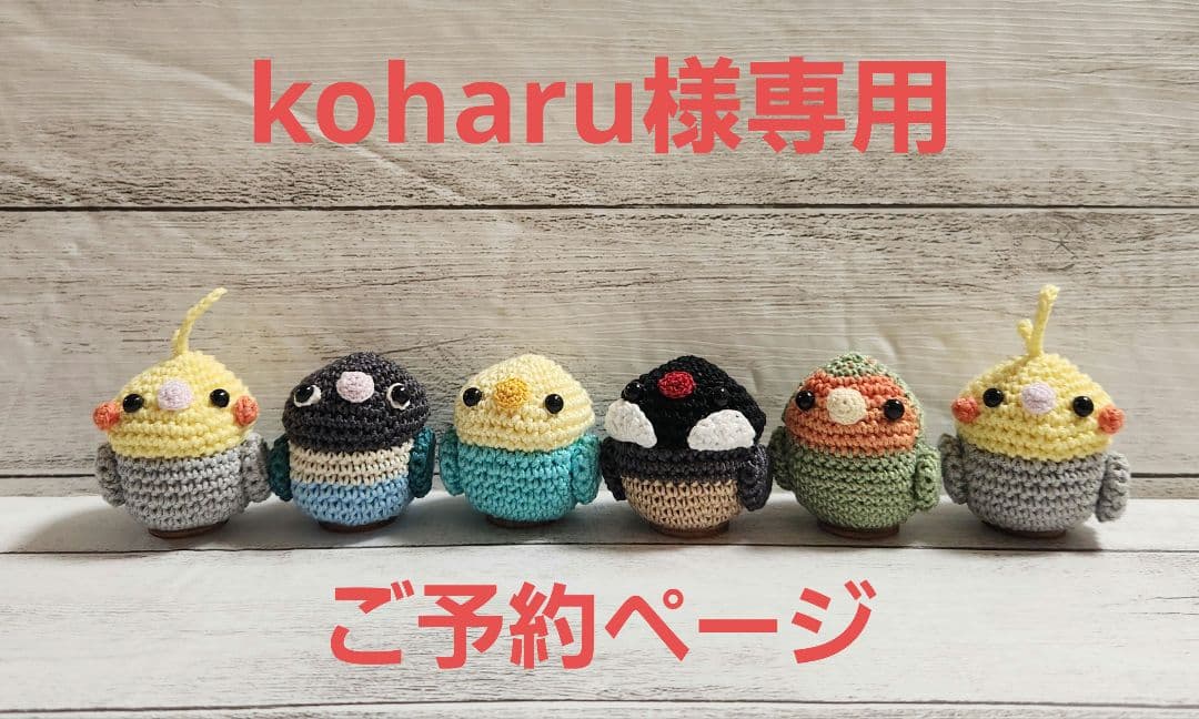 ヨウムさんのがま口&キーチェーンマスコット♪