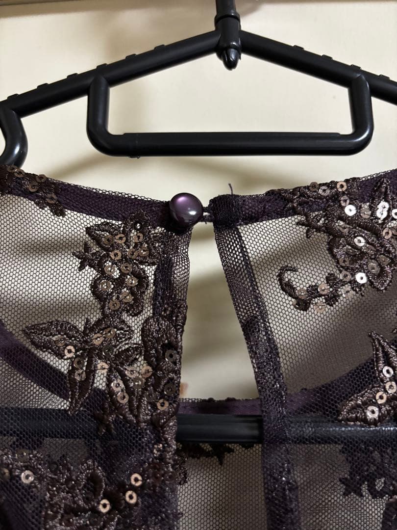 ameri vintage SPANGLE LACE ROMPERS Sサイズ