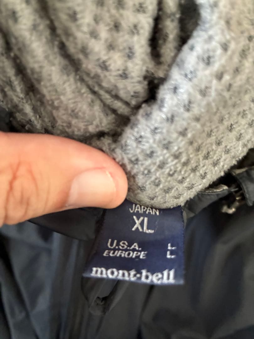 mont-bell ジャケット　パーカー　中綿　XL 黒