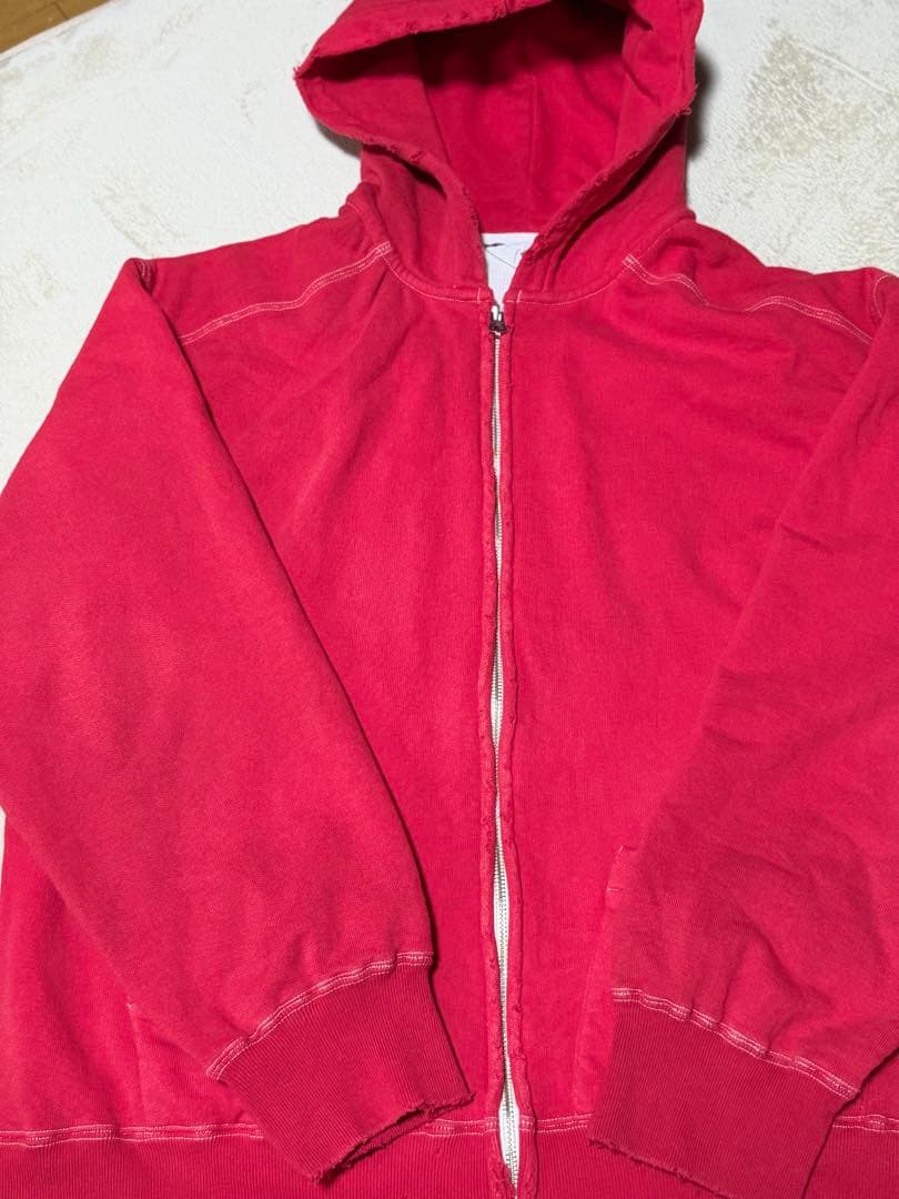 ANCELLM ZIP UP HOODIE RED ヴィンテージ　60s 赤