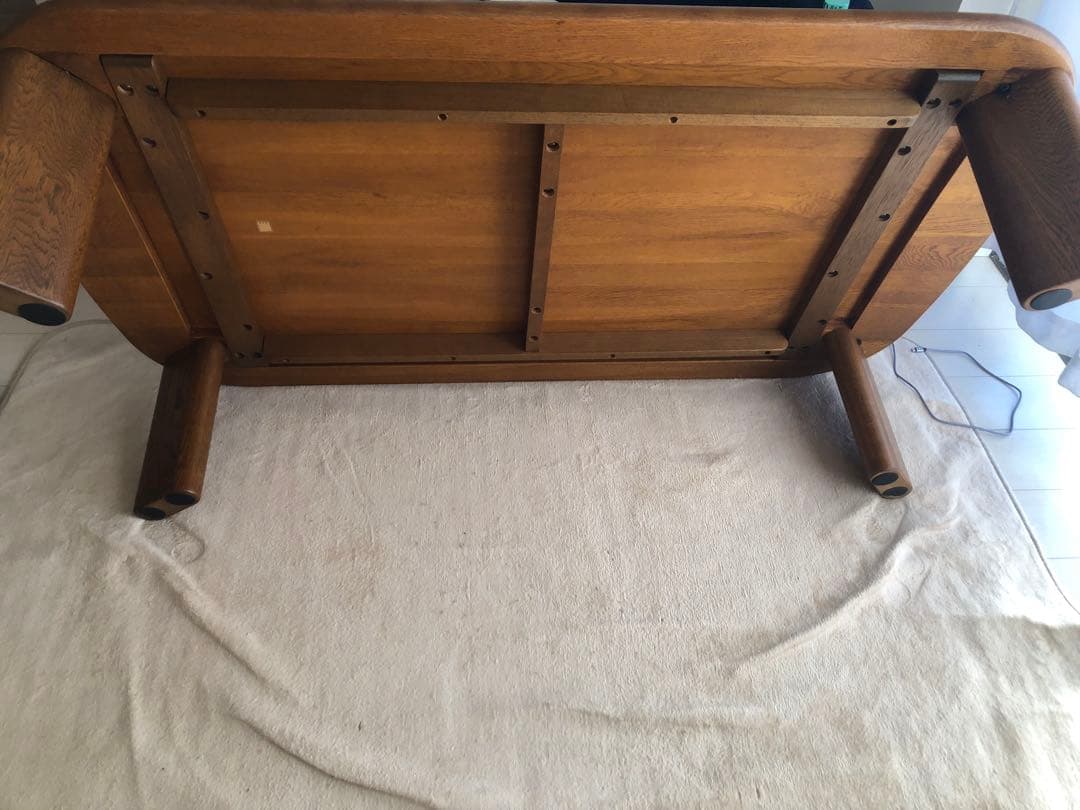 ブラウン 長方形センターテーブル