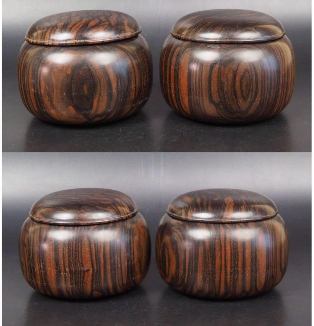 送料無料 日向特製　蛤碁石31号・碁笥セット　旧家蔵出