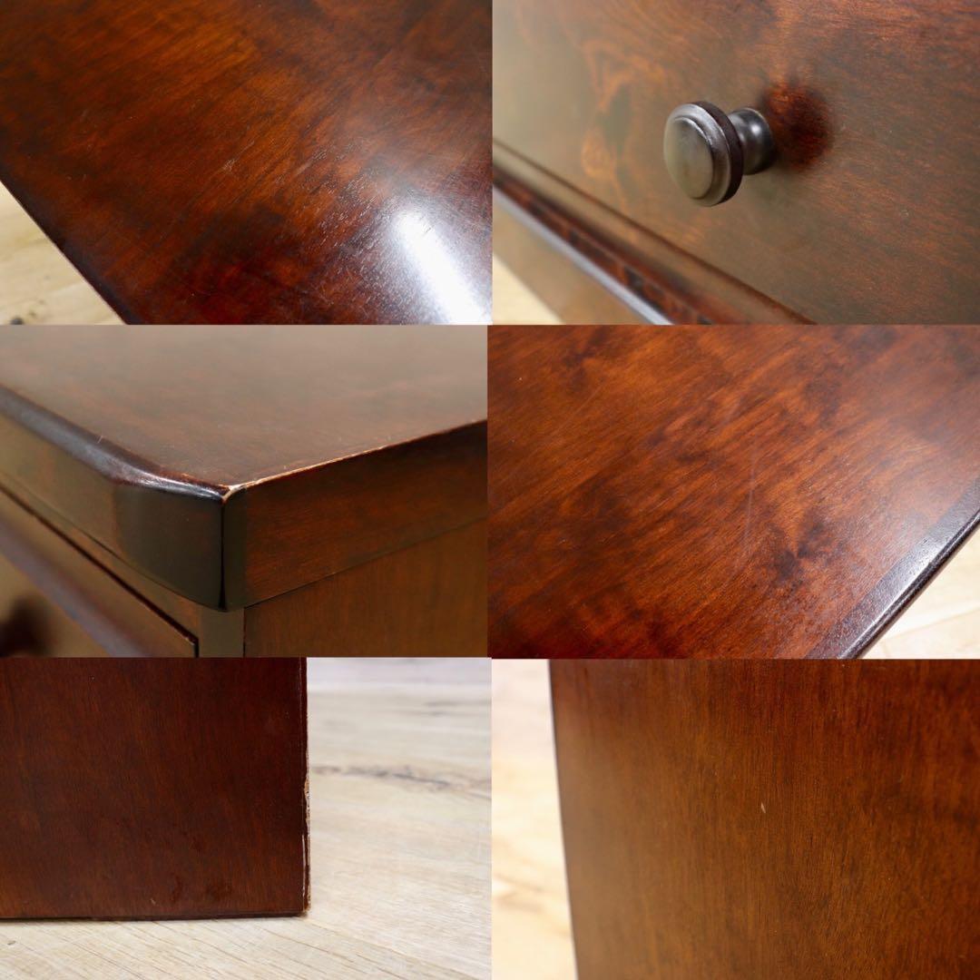 GMIK390○北海民芸家具 2段チェスト チェスト 整理タンス 収納家具 和