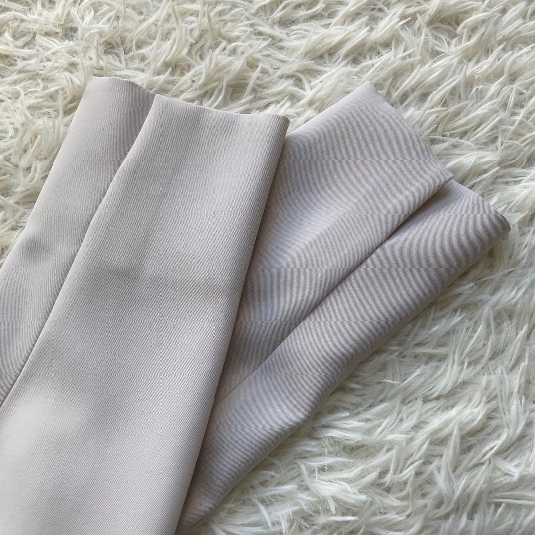 【美品】 PLST ノーカラージャケット パンツスーツ セットアップ Lサイズ