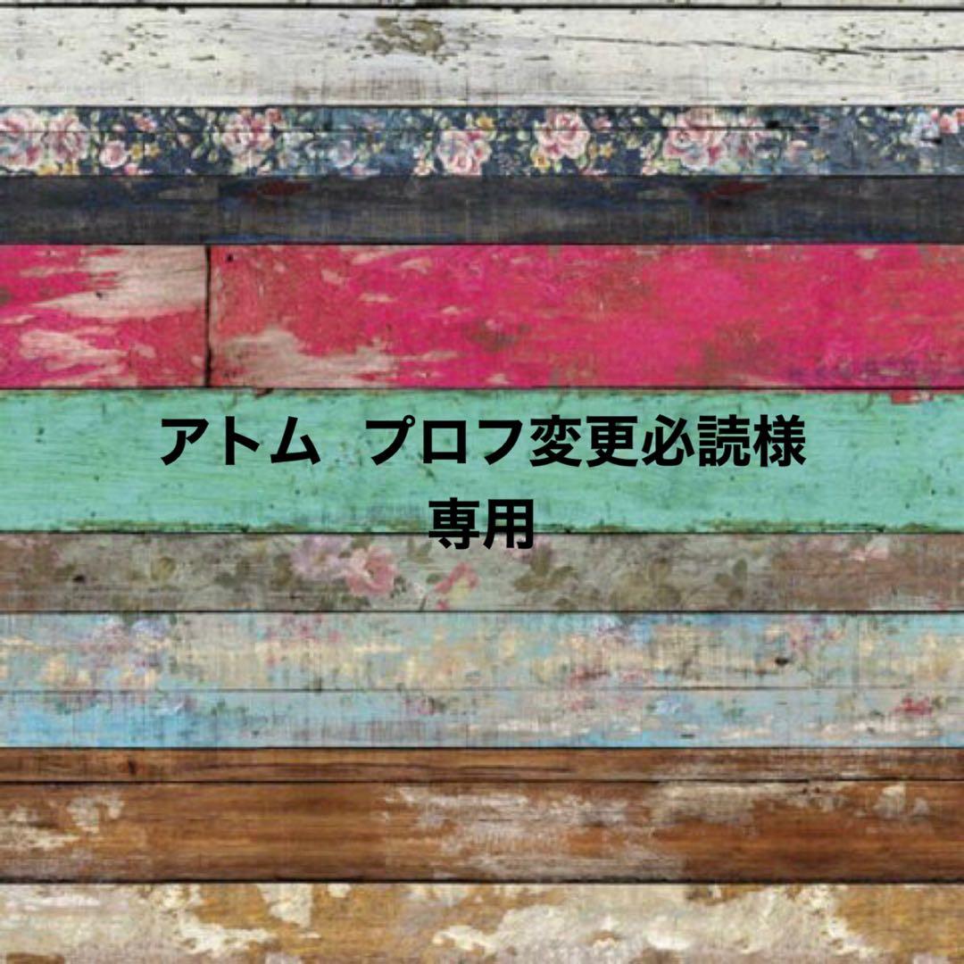 アトム プロフ変更必読