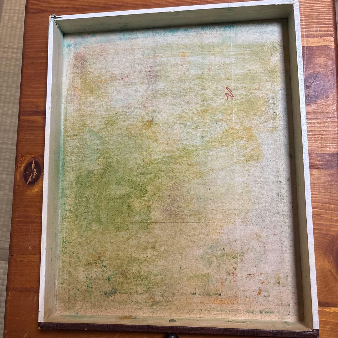 フランス　L.V. アンティーク　手芸屋糸什器　キャビネット　8段　引き出し