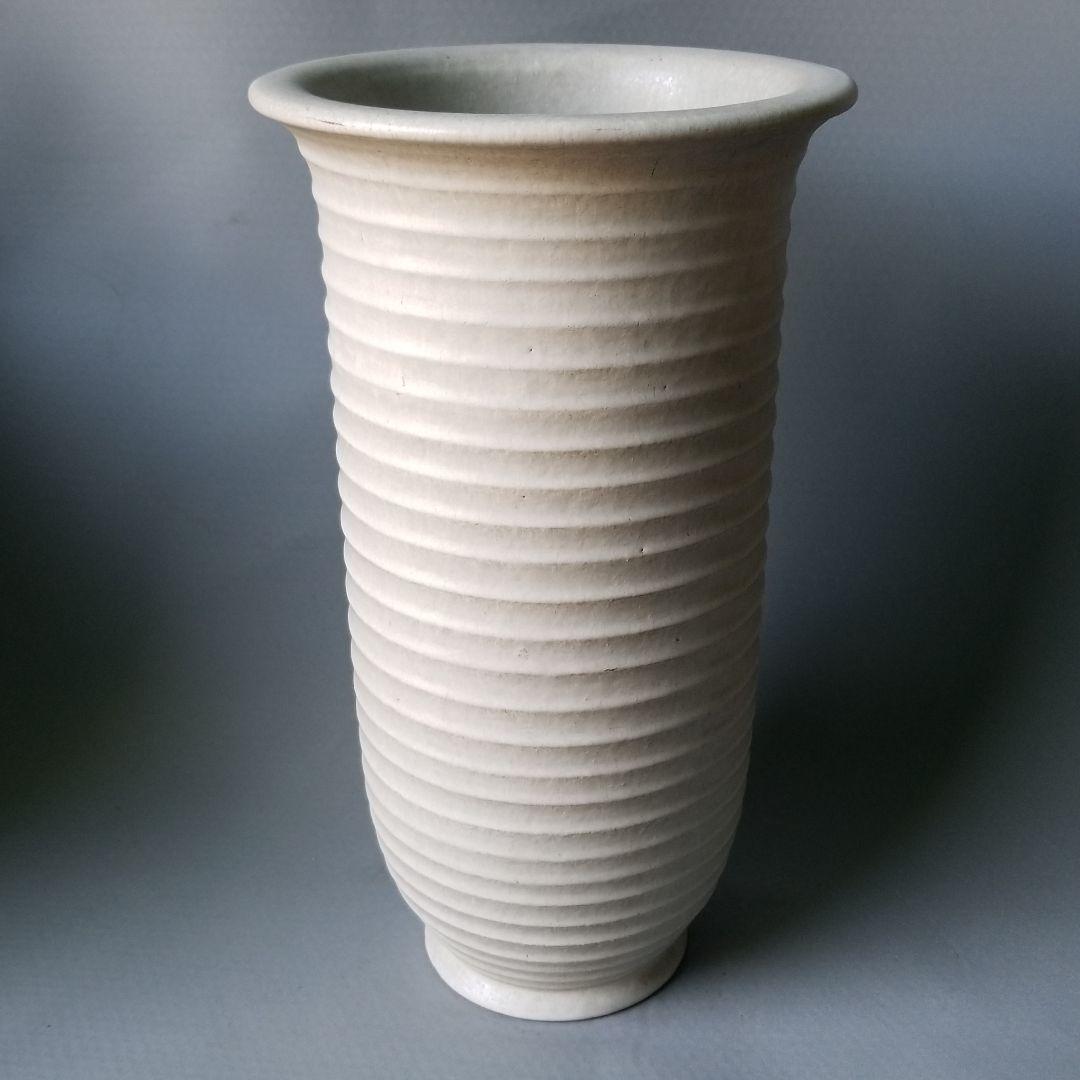 信楽焼傘立て  千段ラッパ型 高さ６０cm