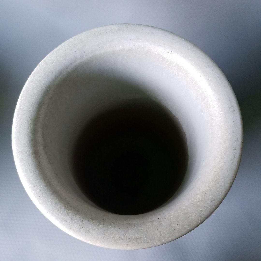 信楽焼傘立て  千段ラッパ型 高さ６０cm